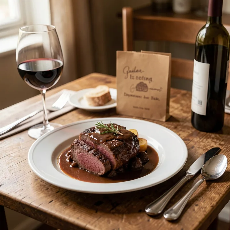 Réussir un bœuf bourguignon maison, du choix de la viande au service